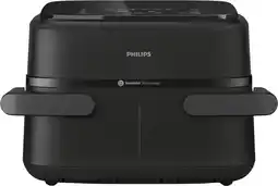 MediaMarkt PHILIPS NA154/00 Dual Basket Airfryer aanbieding