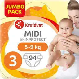 Kruidvat Kruidvat Midi Maat 3 Luiers Jumbopack aanbieding