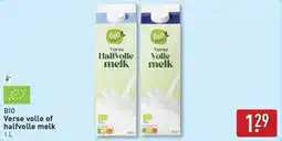 ALDI BIO Verse volle of halfvolle melk aanbieding