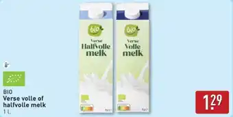 ALDI BIO Verse volle of halfvolle melk aanbieding