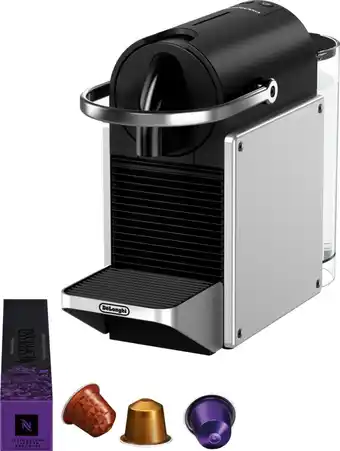 MediaMarkt Nespresso Pixie De'Longhi EN127.S Metaalgrijs aanbieding