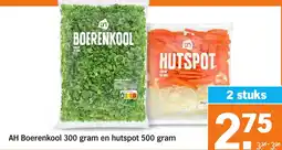 Albert Heijn AH Boerenkool en hutspot aanbieding