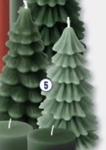 ALDI Winter of Kerstkaarsen Kerstboom aanbieding