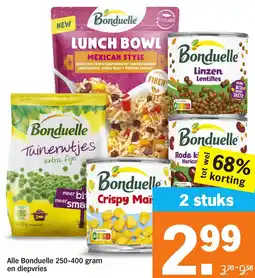 Albert Heijn Alle Bonduelle en diepvries aanbieding