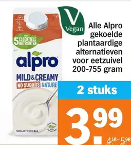 Albert Heijn Alle Alpro gekoelde plantaardige alternatieven voor eetzuivel aanbieding