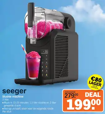 Albert Heijn Seeger Slushie Machine aanbieding