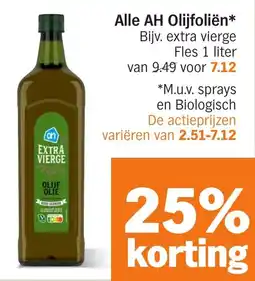 Albert Heijn Alle AH Olijfoliën aanbieding