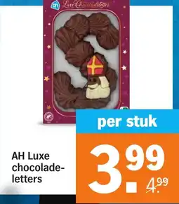Albert Heijn AH Luxe chocoladeletters aanbieding