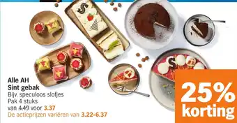 Albert Heijn Alle AH Sint gebak aanbieding