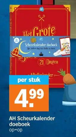 Albert Heijn AH Scheurkalender doeboek aanbieding