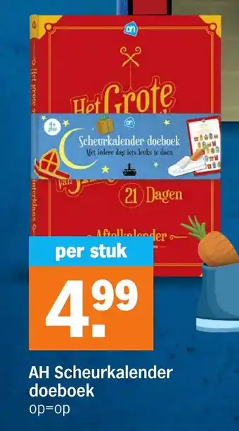 Albert Heijn AH Scheurkalender doeboek aanbieding