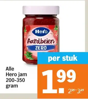Albert Heijn Alle Hero jam aanbieding