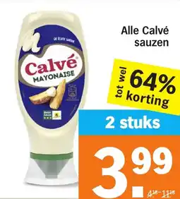 Albert Heijn Alle Calvé sauzen aanbieding