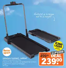 Albert Heijn Beter sport Inklapbare loopband walkpad aanbieding
