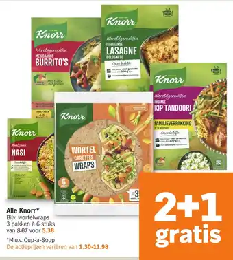 Albert Heijn Alle Knorr aanbieding