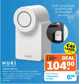 Albert Heijn Nuki The Smart Lock Go aanbieding