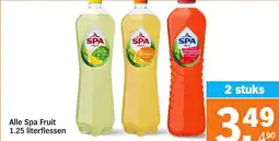 Albert Heijn Alle Spa Fruit aanbieding