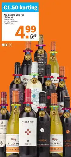Albert Heijn Alle Cecchi, Wild Pig of Fantini aanbieding