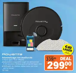 Albert Heijn Rowenta Robotstofzuiger met Dweilfunctie aanbieding