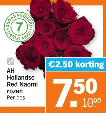 Albert Heijn AH Hollandse Red Naomi rozen aanbieding
