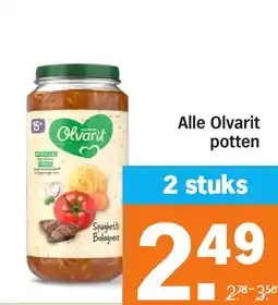 Albert Heijn Alle Olvarit potten aanbieding