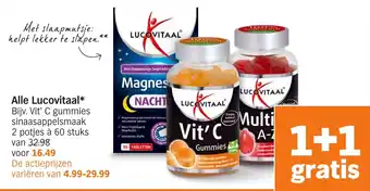 Albert Heijn Alle Lucovitaal aanbieding