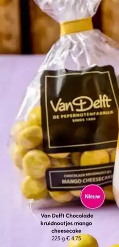 Albert Heijn Van Delft Chocolade kruidnootjes mango cheesecake aanbieding
