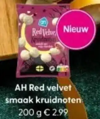 Albert Heijn AH Red velvet smaak kruidnoten aanbieding