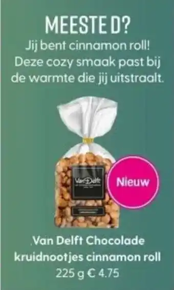 Albert Heijn Van Delft Chocolade kruidnootjes cinnamon roll aanbieding