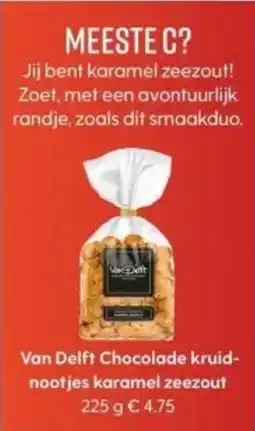 Albert Heijn Van Delft Chocolade kruidnootjes karamel zeezout aanbieding
