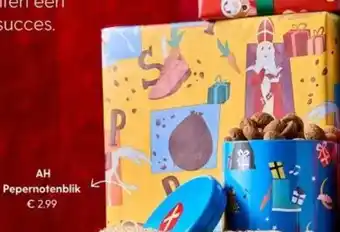 Albert Heijn AH Pepernotenblik aanbieding