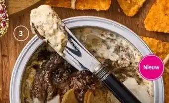 Albert Heijn AH Warme Ricottadip Truffel Paddenstoel aanbieding