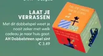 Albert Heijn AH Dobbelsteen spel sint aanbieding