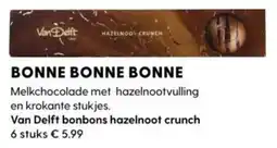 Albert Heijn Van Delft bonbons hazelnoot crunch aanbieding