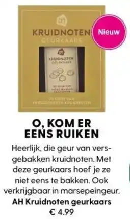Albert Heijn AH Kruidnoten Geurkaars aanbieding