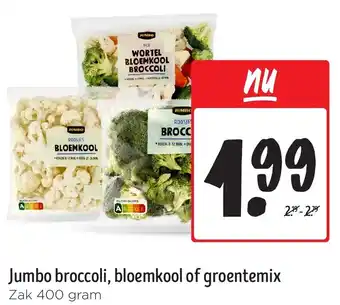 Jumbo Jumbo broccoli, bloemkool of groentemix aanbieding