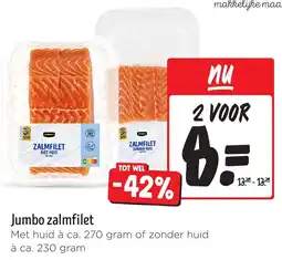 Jumbo Jumbo zalmfilet aanbieding