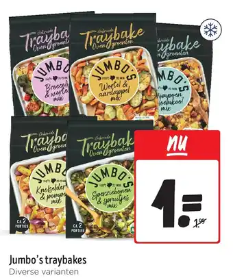 Jumbo Jumbo's traybakes aanbieding