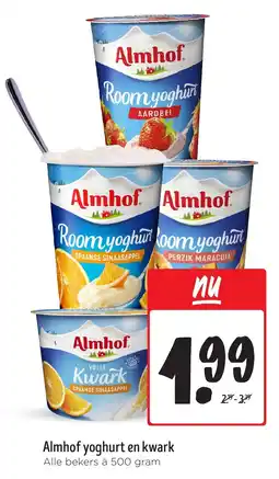 Jumbo Almhof yoghurt en kwark aanbieding