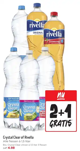 Jumbo Crystal Clear of Rivella aanbieding