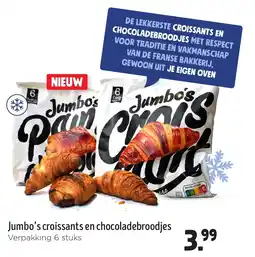 Jumbo Jumbo's croissants en chocoladebroodjes aanbieding