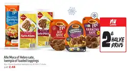 Jumbo Alle Mora of Hebro saté, loempia of loaded toppings aanbieding