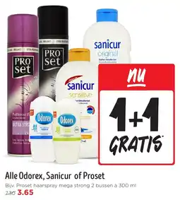 Jumbo Alle Odorex, Sanicur of Proset aanbieding