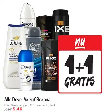 Jumbo Alle Dove, Axe of Rexona aanbieding