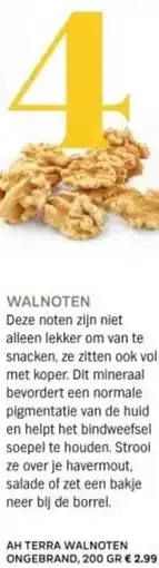 Albert Heijn Ah terra walnoten ongebrand aanbieding