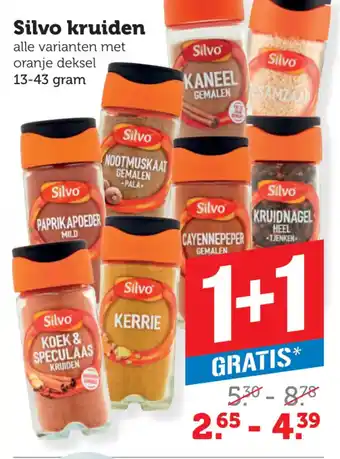 Coop Silvo kruiden aanbieding