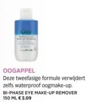 Bi-phase eye make-up remover