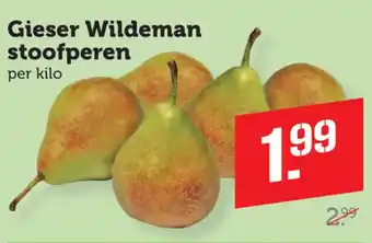 Coop Gieser Wildeman stoofperen aanbieding