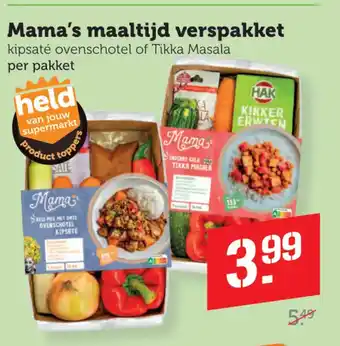 Coop Mama's maaltijd verspakket aanbieding