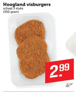 Coop Hoogland visburgers aanbieding